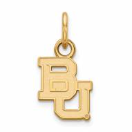 Baylor Bears NCAA Sterling Silver Gold Plated Extra Small Pendant