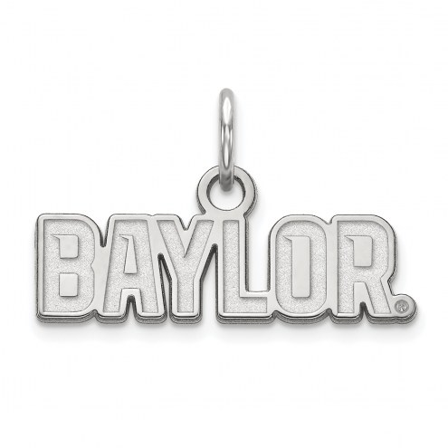 Baylor Bears NCAA Sterling Silver Extra Small Pendant