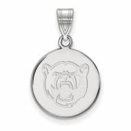 Baylor Bears NCAA Sterling Silver Medium Disc Pendant