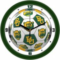 Baylor Bears Soccer Wall Clock