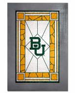 Baylor Bears Stained Glass with Frame