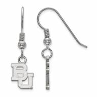Baylor Bears Sterling Silver Extra Small Dangle Earrings
