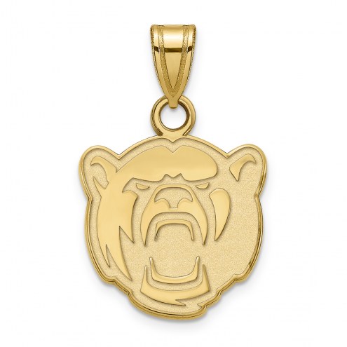 Baylor Bears Sterling Silver Gold Plated Small Pendant