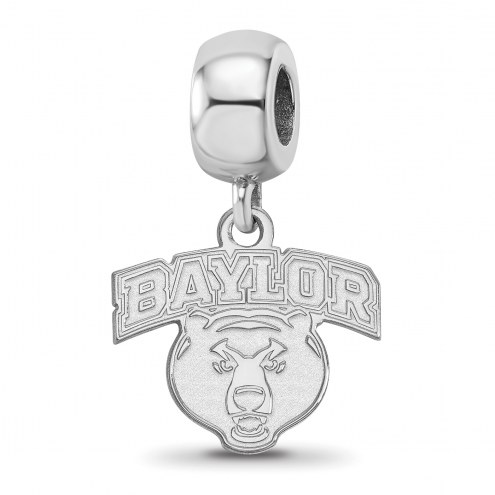 Baylor Bears Sterling Silver Small Dangle Bead