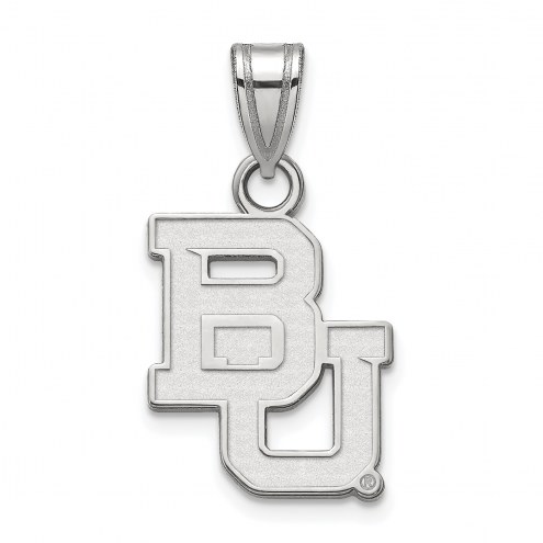 Baylor Bears Sterling Silver Small Pendant