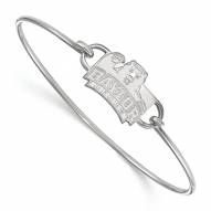 Baylor Bears Sterling Silver Wire Bangle Bracelet