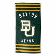 Baylor Bears Stripes Beach Towel