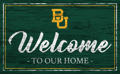 Baylor Bears Team Color Welcome Sign