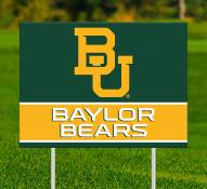 Baylor Bears Team Name Yard Sign