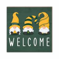 Baylor Bears Welcome Gnomes 10" x 10" Sign