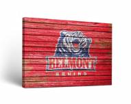 Belmont Bruins Weathered Canvas Wall Art