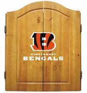 Cincinnati Bengals NFL Complete Dart Board Cabinet Set (w/darts & flights)