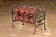 Bison 16 Ball Heavy Duty Lockable Basketball Ball Cart