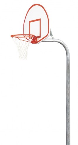 Bison 3 1/2&quot; Tough Duty Aluminum Fan Playground Basketball Hoop