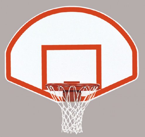 Bison 39&quot; x 54&quot; Dura Steel Fan-Shaped Playground Backboard