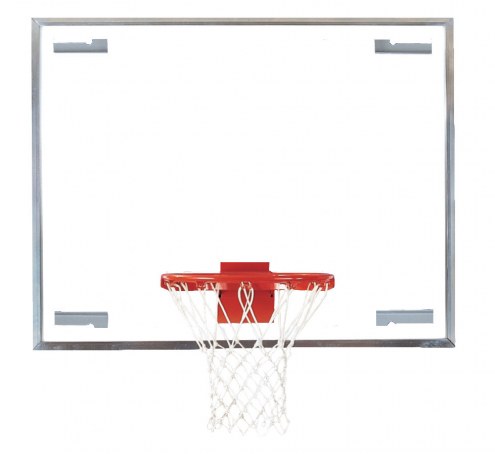 Bison 42&quot; x 54&quot; Glass Competition Basketball Backboard