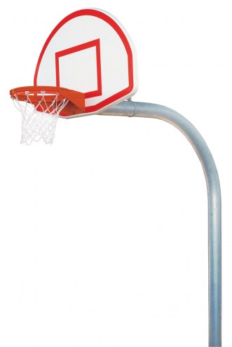 Bison 5 9/16&quot; Mega Duty Aluminum Fan Playground Basketball Hoop
