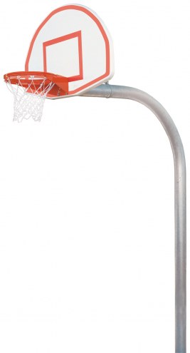 Bison 5 9/16&quot; Mega Duty Steel Fan Playground Basketball System