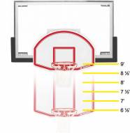 Bison 6-in-1 Adjustable Easy-Up Youth Basketball Goal