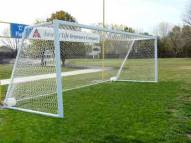 Bison 24' x 8' All Aluminum ShootOut No-Tip Portable Soccer Goals