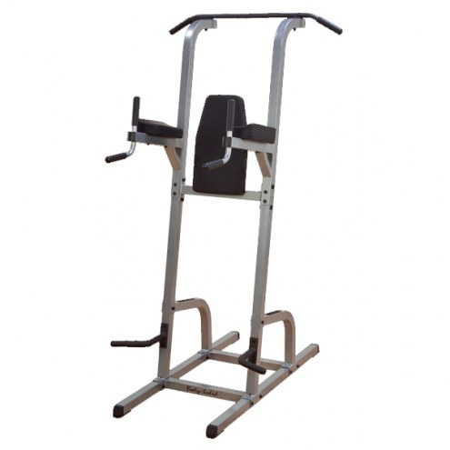Body Solid GVKR82 Body Solid 82&quot; Vertical Knee Raise and Dip with No-Slip Step-Up Entry and DuraFirm