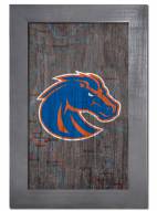 Boise State Broncos 11" x 19" City Map Sign