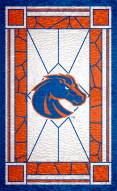 Boise State Broncos 11" x 19" Stained Glass Sign