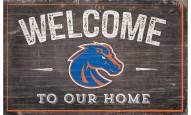 Boise State Broncos 11" x 19" Welcome to Our Home Sign