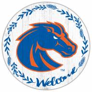 Boise State Broncos 12" Welcome Circle Sign