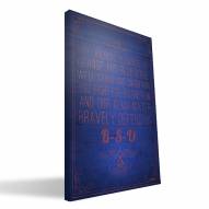 Boise State Broncos 16" x 24" Song Canvas Print