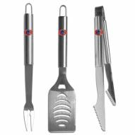 Boise State Broncos 3 Piece Stainless Steel BBQ Set