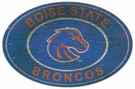 Boise State Broncos 46" Heritage Logo Oval Sign
