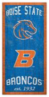 Boise State Broncos 6" x 12" Heritage Sign