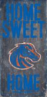 Boise State Broncos 6" x 12" Home Sweet Home Sign