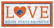 Boise State Broncos 6" x 12" Love Sign