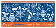 Boise State Broncos 6" x 12" Merry & Bright Sign