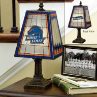 Boise State Broncos Art Glass Table Lamp