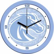 Boise State Broncos Baby Blue Wall Clock