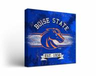 Boise State Broncos Banner Canvas Wall Art