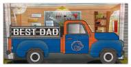 Boise State Broncos Best Dad Truck 6" x 12" Sign