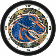 Boise State Broncos Camo Wall Clock