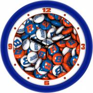 Boise State Broncos Candy Wall Clock