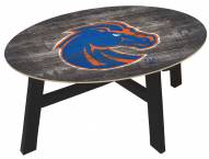 Boise State Broncos Distressed Wood Coffee Table
