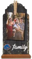 Boise State Broncos Family Tabletop Clothespin Picture Holder