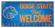 Boise State Broncos Fans Welcome Sign