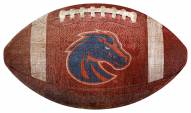 Boise State Broncos Football Shaped Sign