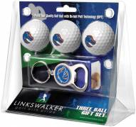 Boise State Broncos Golf Ball Gift Pack with Key Chain
