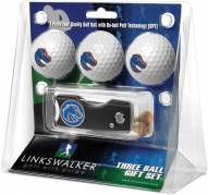 Boise State Broncos Golf Ball Gift Pack with Spring Action Divot Tool