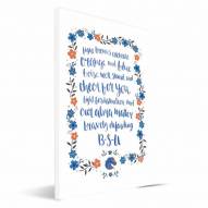 Boise State Broncos Hand-Painted Song Canvas Print