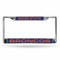 Boise State Broncos Laser Chrome License Plate Frame